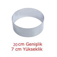 Pasta Çemberi Yuvarlak 2  No 20 * 7 (Puntalı)