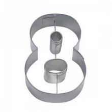 8 Rakam Metal Kurabiye Kalıbı