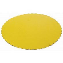 Tek Dilim Pasta Tabanı Gold 9 cm 50 li