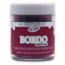 Bordo Yenilebilir Metalik Toz 4 gr