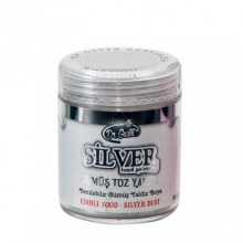 Gümüş Yenilebilir Metalik Toz 1 kg