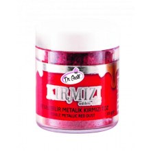 Kırmızı Yenilebilir Metalik Toz 10 gr