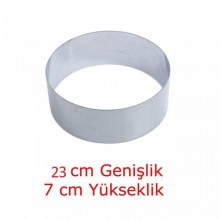 Pasta Çemberi Yuvarlak 3  No 23 * 7 (Puntalı)