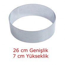 Pasta Çemberi Yuvarlak 5  No 28 * 7 (Puntalı)